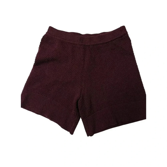 Free People Beach Lena Knit Sweater PulloverShorts Set Size Small Purple New - Picture 7 of 10